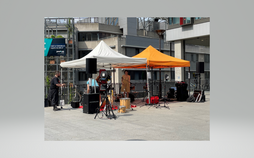 La fete de la musique de prépare… sous les fenêtres de l&rsquo;école