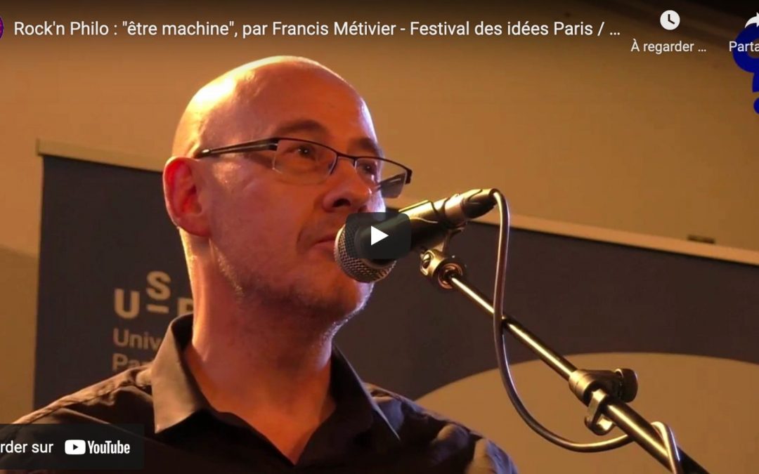 Rock&rsquo;n Philo : édition spéciale Festival des idées Paris