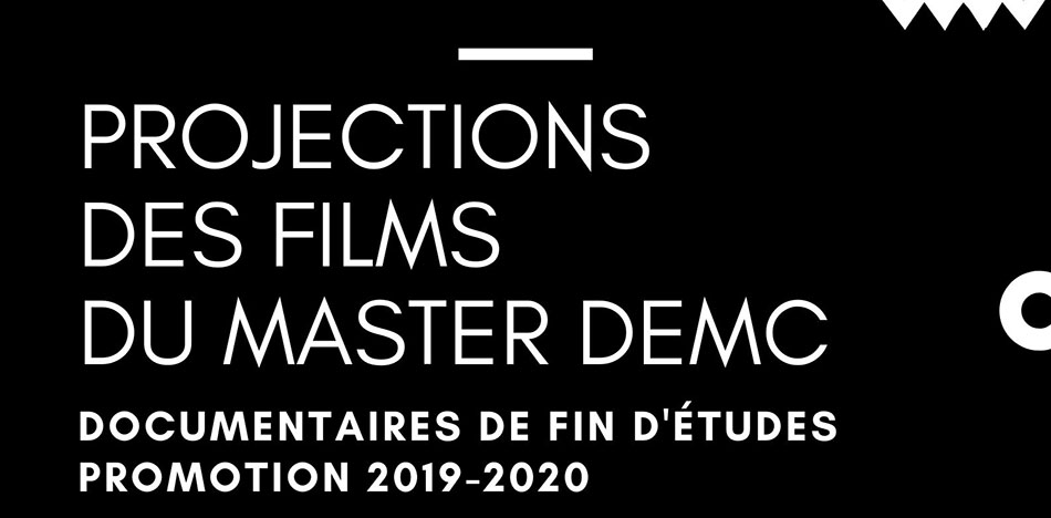 Projections des films de fin d&rsquo;études du master DEMC