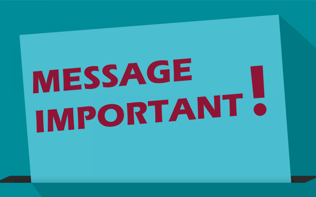 Message à l’attention des personnels et étudiants de l&rsquo;UFR de Médecine