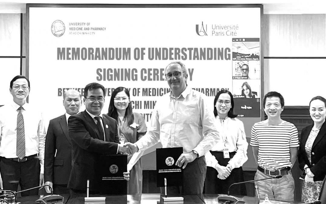 Signature d’un protocole d’accord entre la Faculté de Santé d&rsquo;UPCité et l’Université de Pharmacie et Médecine de Hô Chi Minh-Ville