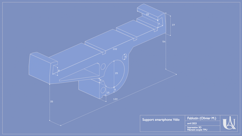 Conception sous Blender d'un objet imprimé en 3D