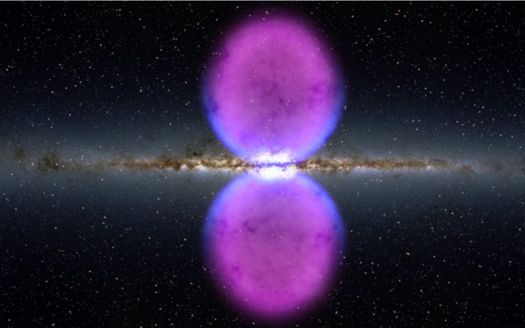 D&rsquo;immenses cheminées de gaz au centre de la Galaxie