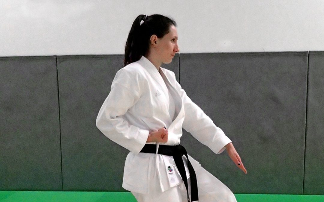 Prunelle, ceinture noire de karaté