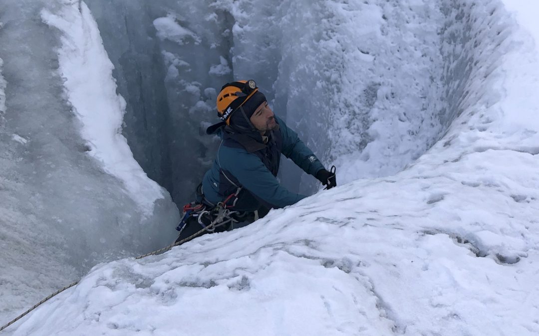 À la recherche de nanoparticules sur des glaciers